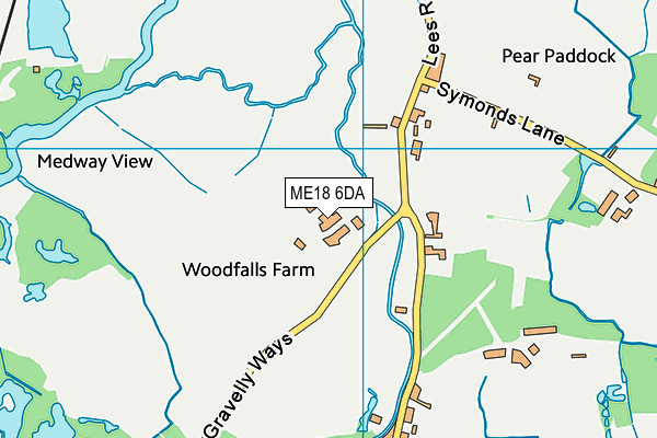 Map of TYTHE BARN PROPERTIES LTD at district scale