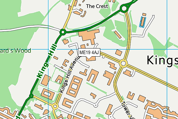 Map of 5-33 CHEPSTOW RISE (FREEHOLD) LIMITED at district scale