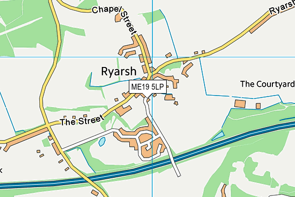 ME19 5LP map - OS VectorMap District (Ordnance Survey)