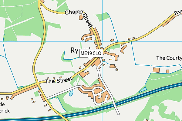 ME19 5LQ map - OS VectorMap District (Ordnance Survey)