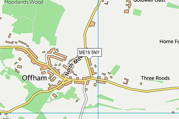 Map of OFFHAM CARPENTRY SERVICES LTD at district scale
