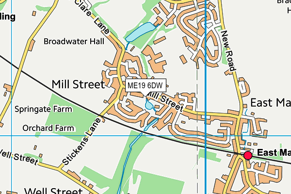 Map of WEIR MILL LIMITED at district scale