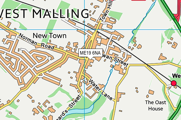 Map of WEST MALLING JEWELLERS LIMITED at district scale