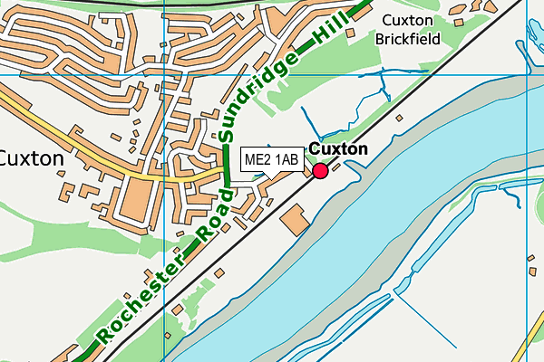 Map of STROOD MARINA LIMITED at district scale