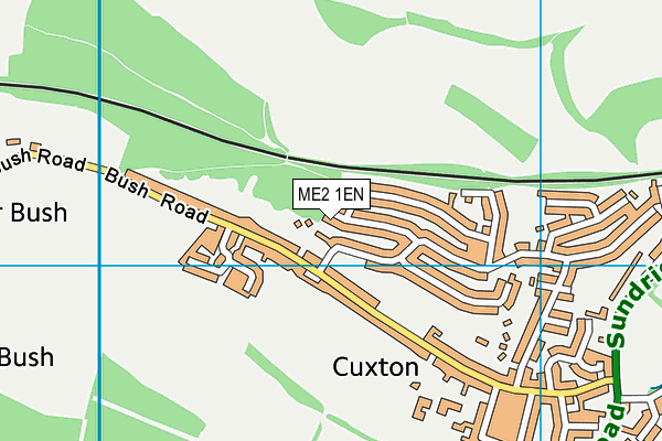 ME2 1EN map - OS VectorMap District (Ordnance Survey)