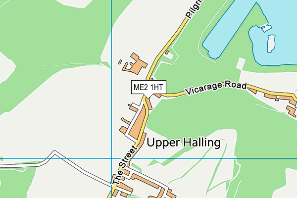 ME2 1HT map - OS VectorMap District (Ordnance Survey)