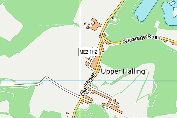 ME2 1HZ map - OS VectorMap District (Ordnance Survey)