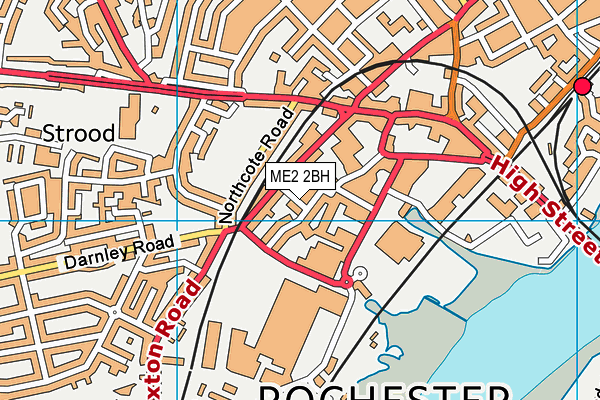 ME2 2BH map - OS VectorMap District (Ordnance Survey)