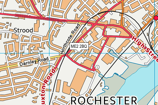 ME2 2BQ map - OS VectorMap District (Ordnance Survey)