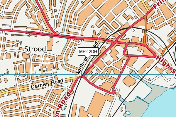 ME2 2DH map - OS VectorMap District (Ordnance Survey)