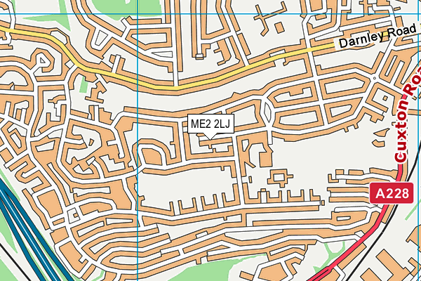 ME2 2LJ map - OS VectorMap District (Ordnance Survey)