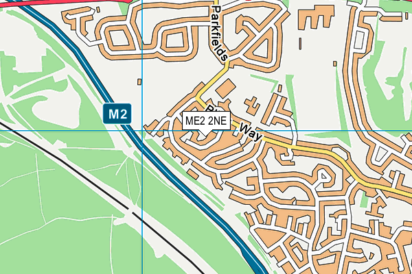 ME2 2NE map - OS VectorMap District (Ordnance Survey)