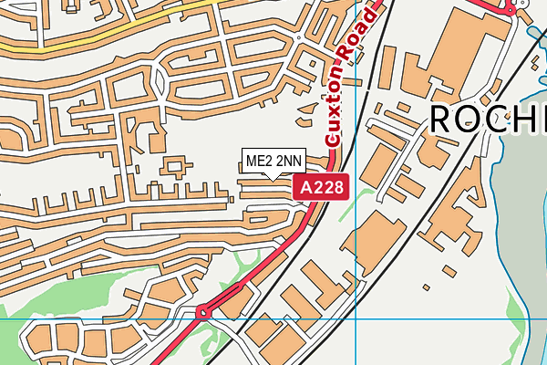 ME2 2NN map - OS VectorMap District (Ordnance Survey)