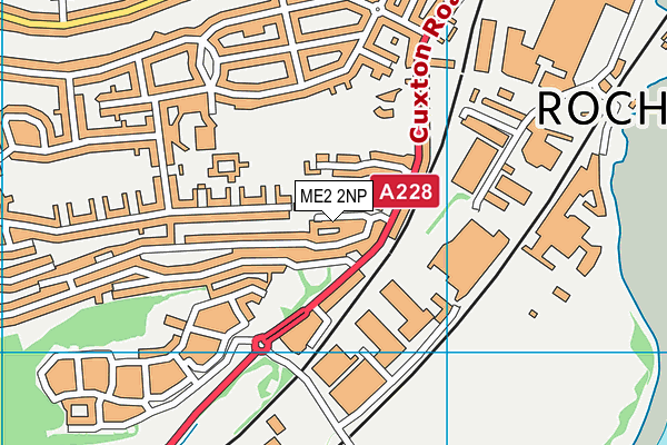 ME2 2NP map - OS VectorMap District (Ordnance Survey)