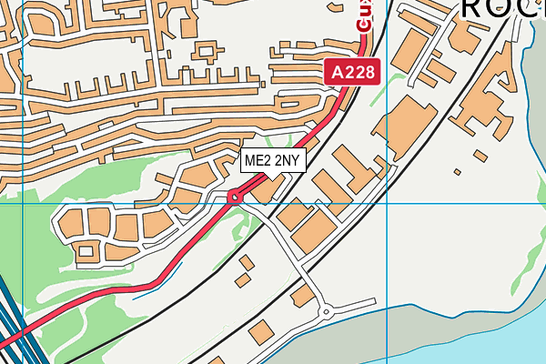 ME2 2NY map - OS VectorMap District (Ordnance Survey)