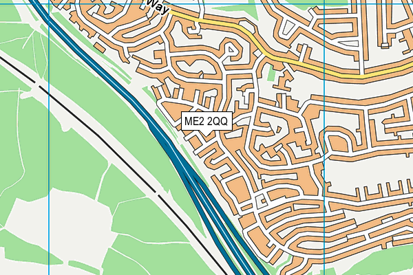 ME2 2QQ map - OS VectorMap District (Ordnance Survey)