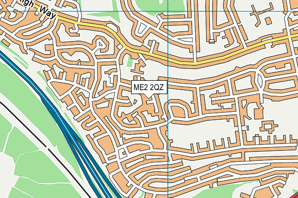 ME2 2QZ map - OS VectorMap District (Ordnance Survey)