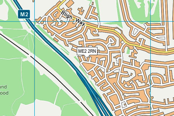 ME2 2RN map - OS VectorMap District (Ordnance Survey)