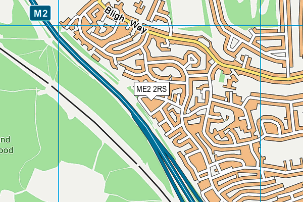 ME2 2RS map - OS VectorMap District (Ordnance Survey)