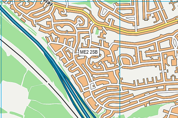 ME2 2SB map - OS VectorMap District (Ordnance Survey)