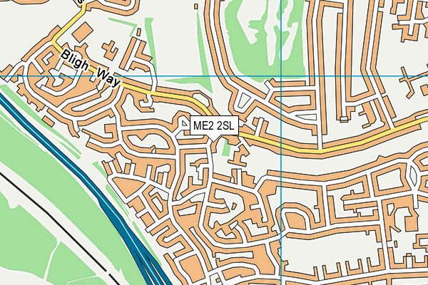 ME2 2SL map - OS VectorMap District (Ordnance Survey)