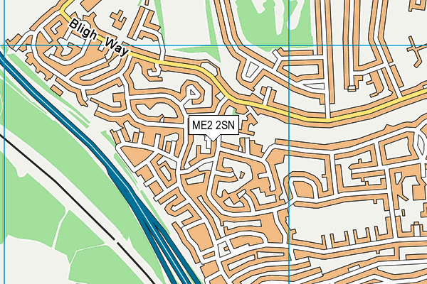 ME2 2SN map - OS VectorMap District (Ordnance Survey)