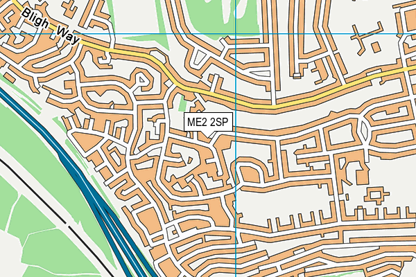 ME2 2SP map - OS VectorMap District (Ordnance Survey)