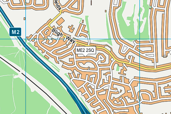 ME2 2SQ map - OS VectorMap District (Ordnance Survey)