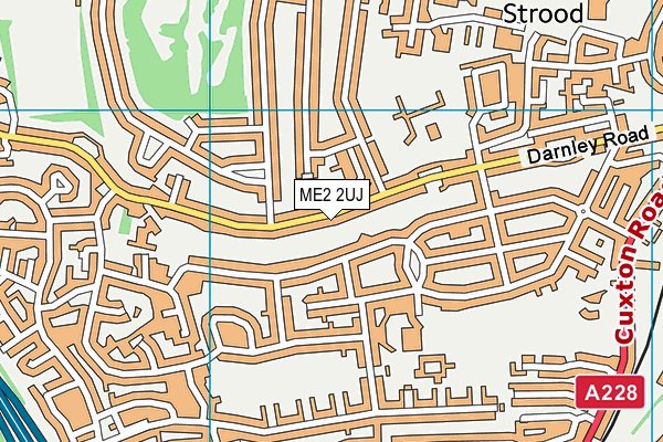ME2 2UJ map - OS VectorMap District (Ordnance Survey)