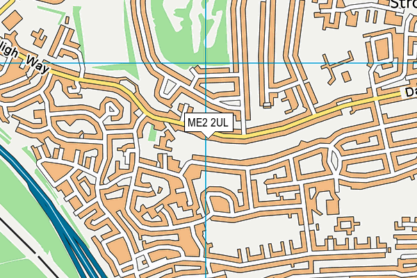 ME2 2UL map - OS VectorMap District (Ordnance Survey)