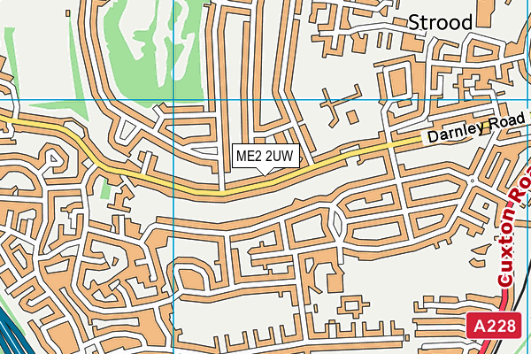 ME2 2UW map - OS VectorMap District (Ordnance Survey)