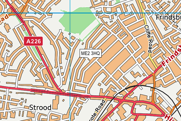 Gordons Children's Academy, Junior map (ME2 3HQ) - OS VectorMap District (Ordnance Survey)