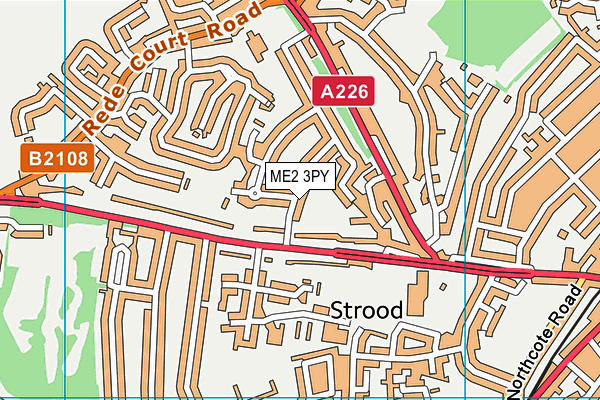 ME2 3PY map - OS VectorMap District (Ordnance Survey)