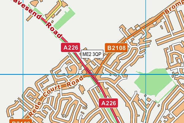 ME2 3QP map - OS VectorMap District (Ordnance Survey)
