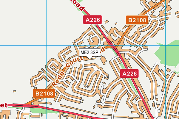 Abbey Court Foundation Special School map (ME2 3SP) - OS VectorMap District (Ordnance Survey)