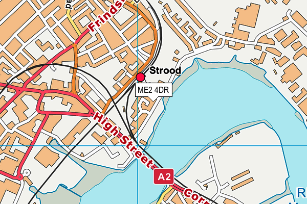 ME2 4DR map - OS VectorMap District (Ordnance Survey)