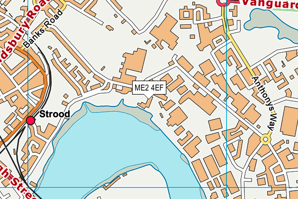 ME2 4EF map - OS VectorMap District (Ordnance Survey)