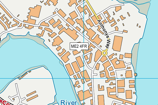 ME2 4FR map - OS VectorMap District (Ordnance Survey)