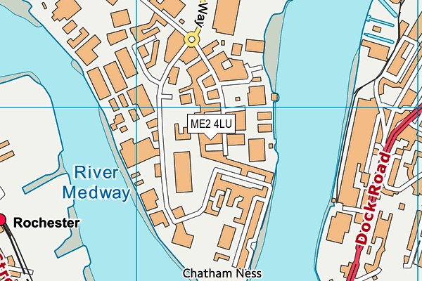 ME2 4LU map - OS VectorMap District (Ordnance Survey)