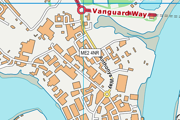 ME2 4NR map - OS VectorMap District (Ordnance Survey)
