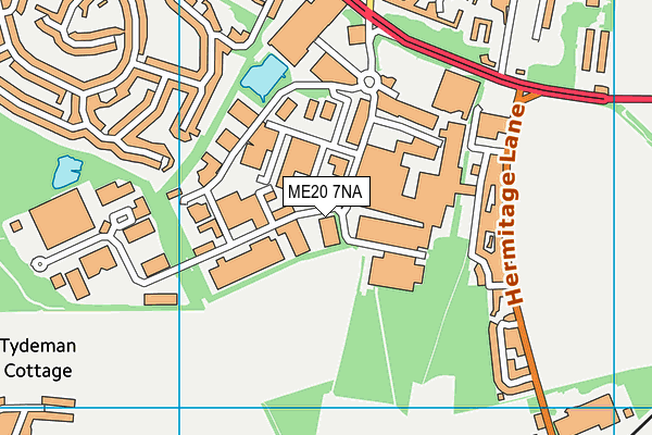 Evolution Strength And Fitness map (ME20 7NA) - OS VectorMap District (Ordnance Survey)