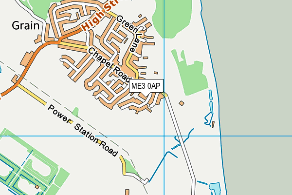 ME3 0AP map - OS VectorMap District (Ordnance Survey)