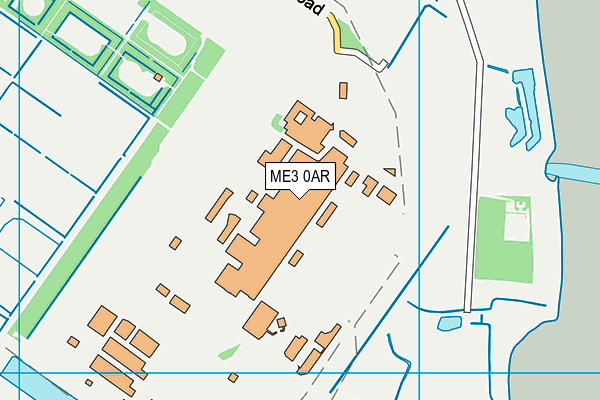 ME3 0AR map - OS VectorMap District (Ordnance Survey)