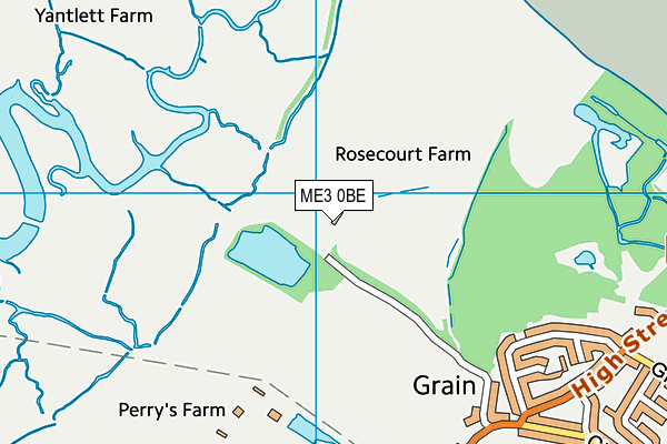 ME3 0BE map - OS VectorMap District (Ordnance Survey)