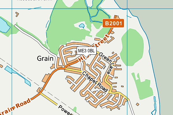 ME3 0BL map - OS VectorMap District (Ordnance Survey)