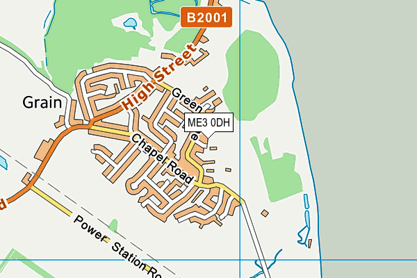 ME3 0DH map - OS VectorMap District (Ordnance Survey)