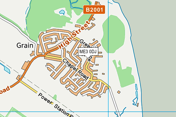ME3 0DJ map - OS VectorMap District (Ordnance Survey)