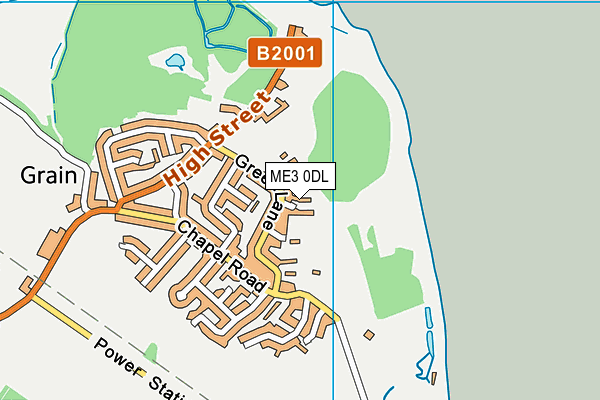 ME3 0DL map - OS VectorMap District (Ordnance Survey)