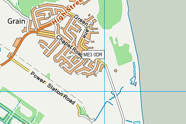 ME3 0DR map - OS VectorMap District (Ordnance Survey)