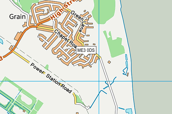 ME3 0DS map - OS VectorMap District (Ordnance Survey)